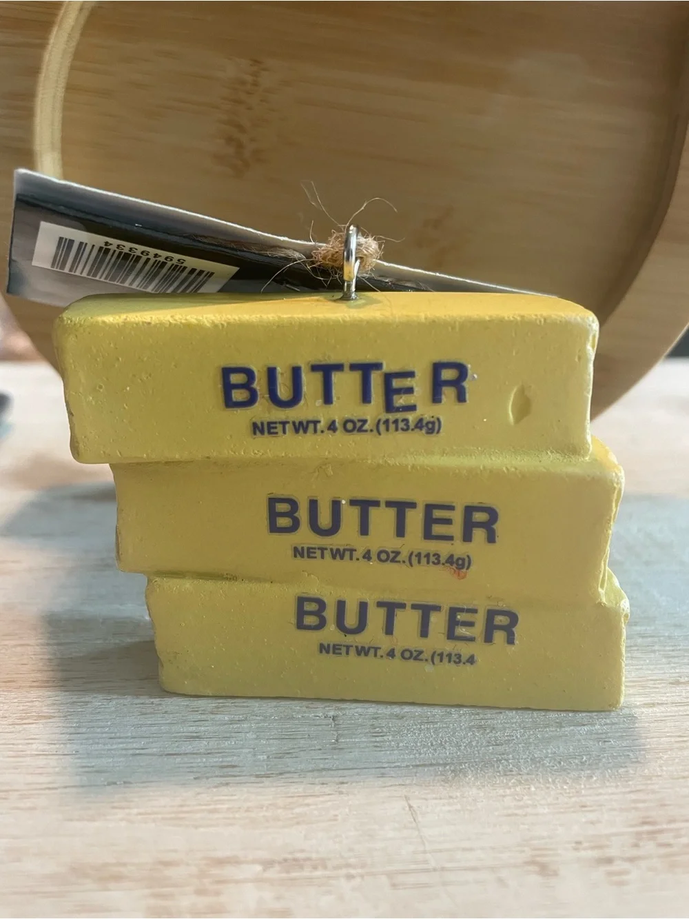 Butter Christmas Ornament